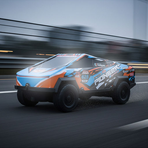 Машина "Король дороги" 1:18, свет, звук, в коробке