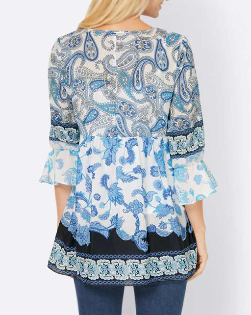 Туника и топ, голубо-синие - Linea tesini фото 4