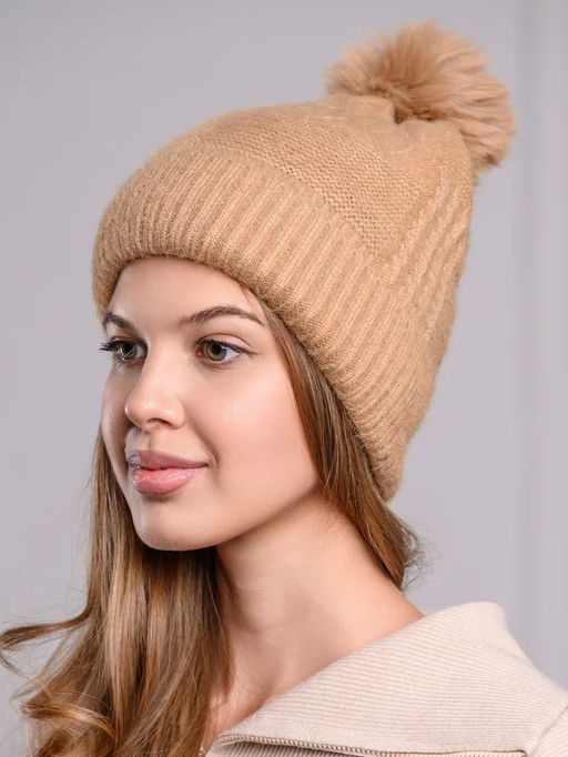 Теплая шапка из мягкой - Pretty mania фото 17