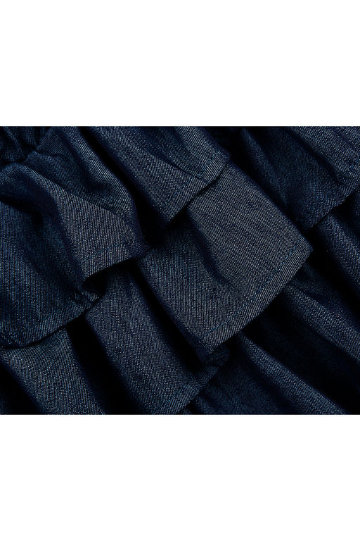 Джинсовые шорты для девочки UD 4334 т.джинс - Mini maxi фото 4