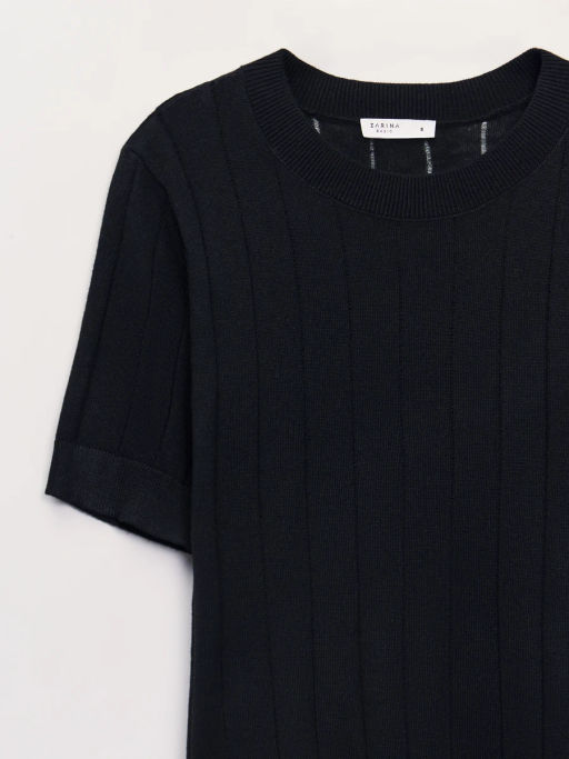 Джемпер с коротким рукавом и шерстью составе ZR2609013311-50 / Zarina