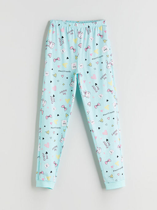 Beli Lastikli K?z ?ocuk Pijama Alt