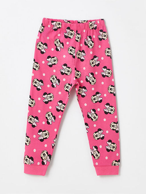 Beli Lastikli Minnie Mouse Bask?l? K?z Bebek Pijama Alt - Waikiki фото 2