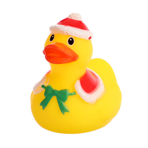 Игрушки для купания в ванной «Новогодние уточки», набор 5 шт.