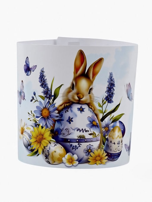 Цена за 4 шт. Форма ободок для кулича Зайчик, на Пасху, 32.2?9 см