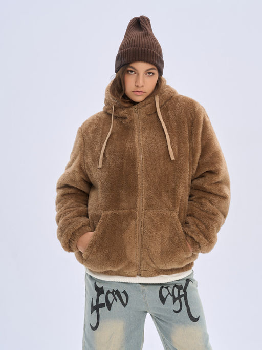 Куртка плюшевая утепленная