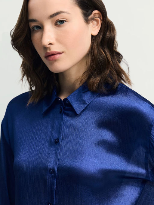 Базовая атласная блузка / Zarina  фото 7