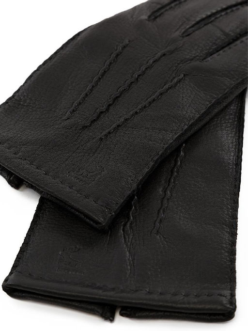 Перчатки мужские н/м мутон HS626 black - Eleganzza фото 9
