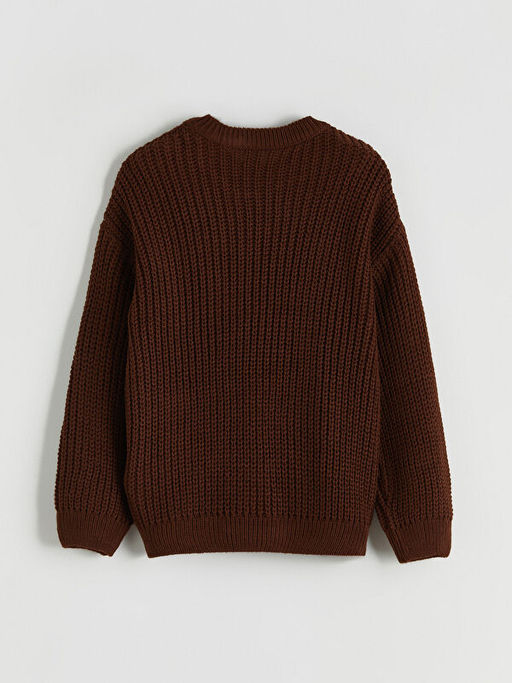 Bisiklet Yaka Triko Erkek ?ocuk Kazak