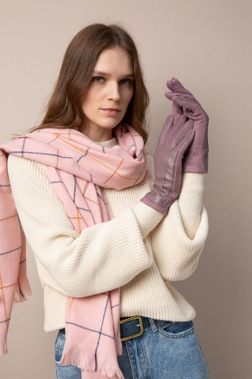 Перчатки с мягким трикотажем внутри