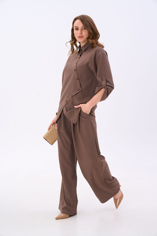 Джемпер NIKVA н987-3 мокко фото 6