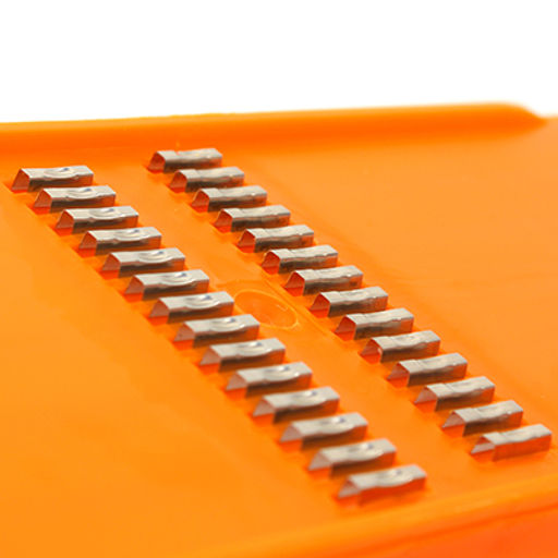 Терка-соломка 27х10х1,5см, пластмассовое основание, металлическое лезвие (Россия) - Домашняя мода фото 3