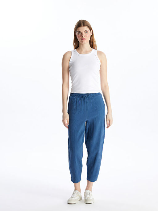 Beli Lastikli Rahat Kal?p Kad?n Pantolon