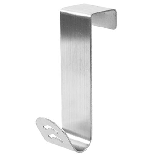 Крючок на дверь Волна, набор 2шт, 2,5х8,5х2см, нерж, в блистере (Китай) - Домашняя мода фото 2