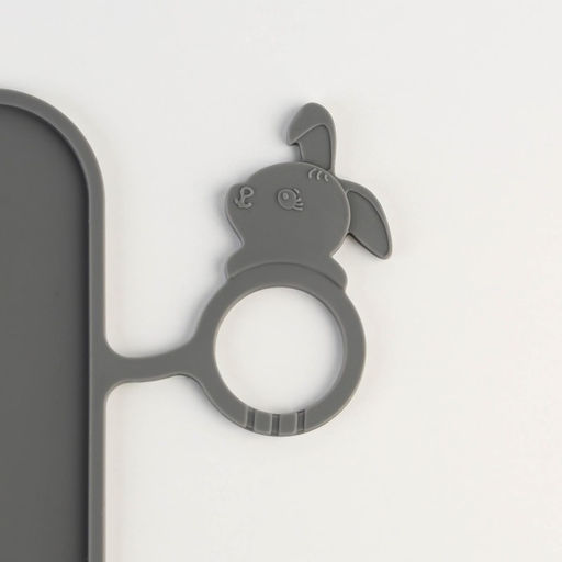 Коврик силиконовый под миску Паттерн, 30х40 см, серый - Пушистое счастье фото 7