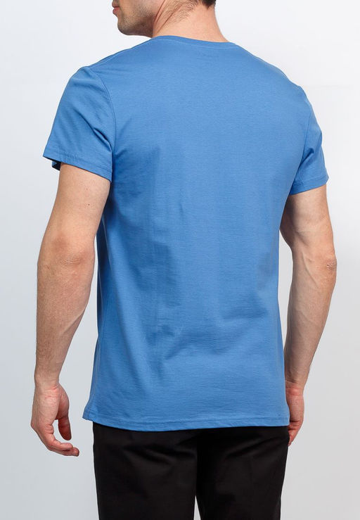 Футболка мужская короткий рукав GREG TS524V (джинс)  фото 2