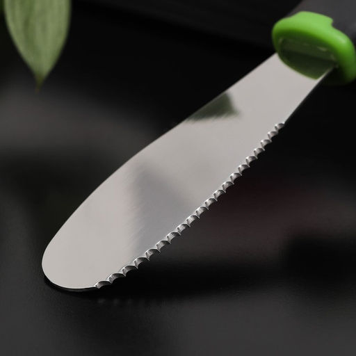 Нож для масла Доляна Lime, 203 см, цвет чёрно-зелёный  фото 3