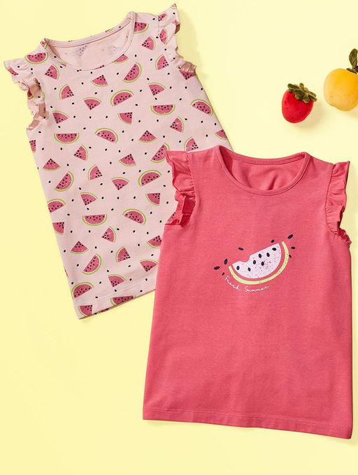 Футболки для девочек 2 шт LUPILU  фото 7