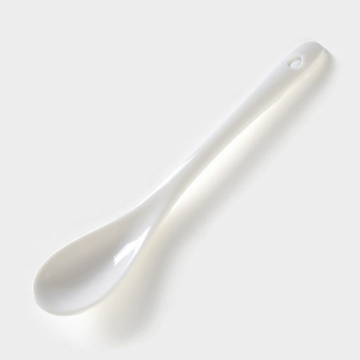 Сахарница с ложкой на бамбуковой подставке BellaTenero, 350 мл, фарфор, белая  фото 4