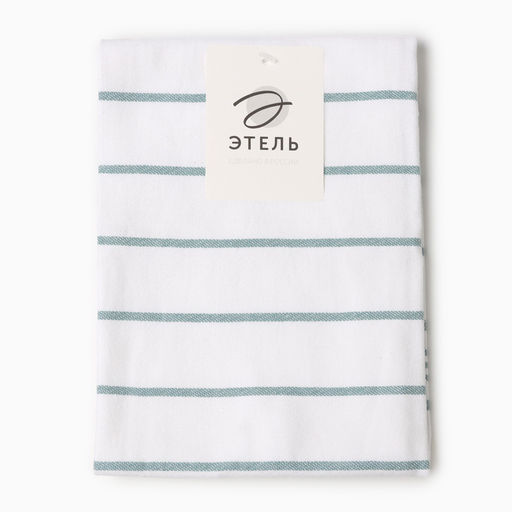 Цена за 2 шт. Полотенце Этель Полосы, цв. синий, 50х70 см, 100% хл  фото 6