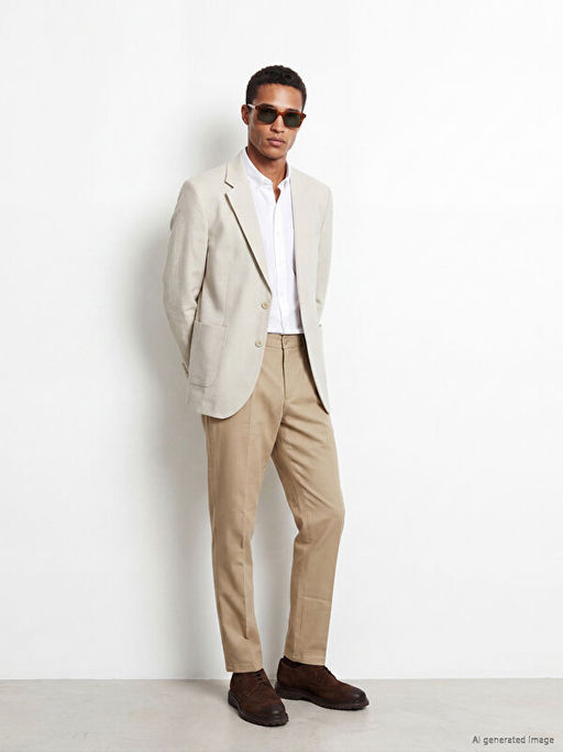 Slim Fit Erkek Chino Pantolon - Waikiki фото 2