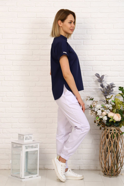 Куртка женская 189 ТС. Цвет: темно-синий - Стильб фото 4