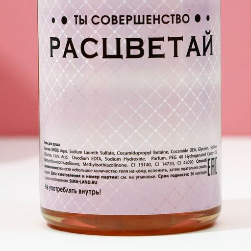 Подарочный набор Мечтай!, гель для душа и шампунь для волос шампанское, 2?250 мл, Чистое счастье фото 6