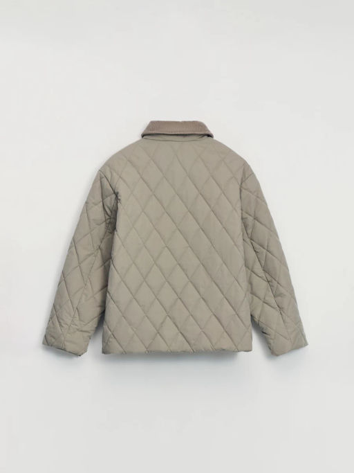 Куртка стёганая с вельветовым воротником / Zarina  фото 2