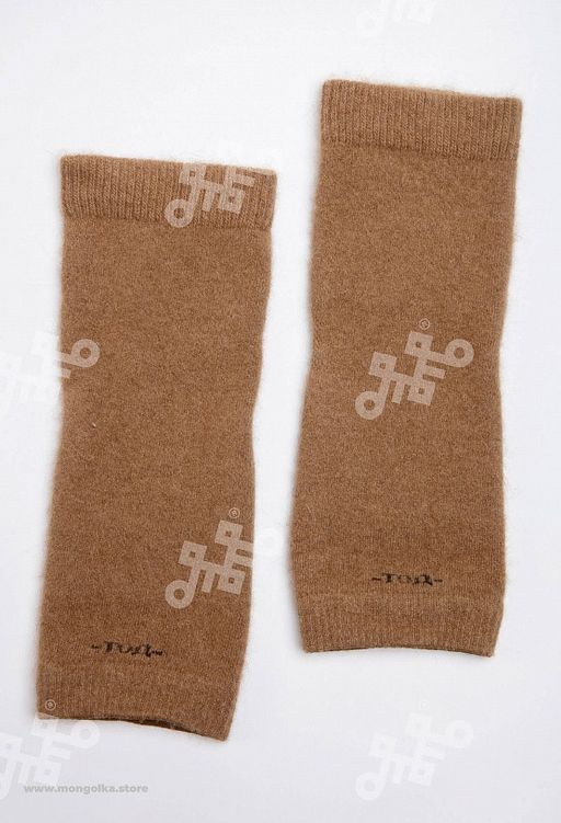 100% шерсть верблюда Наколенники длинные , применяются при различных заболеваниях - Mongolka фото 2