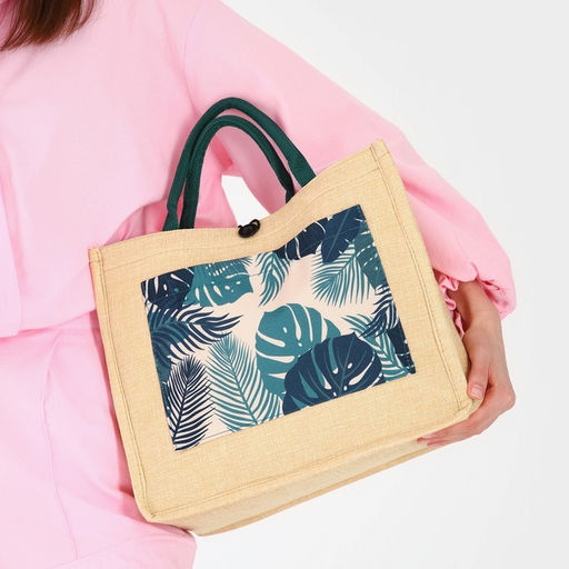 Сумка женская пляжная Тропики, 35х30х14 см - Nazamok фото 14