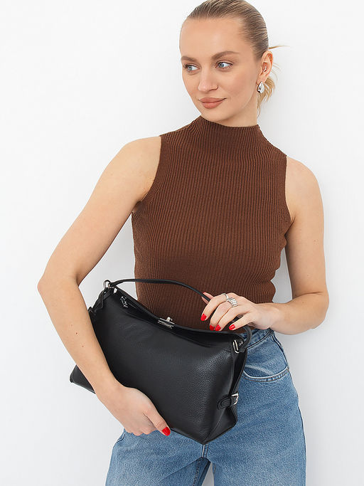 Сумка 1026L black Polina&Eiterou