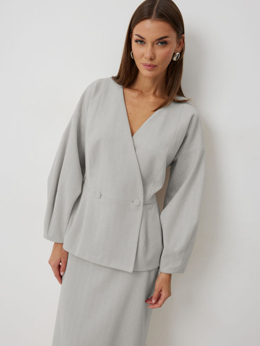 Жакет VN fashion 1048 серый