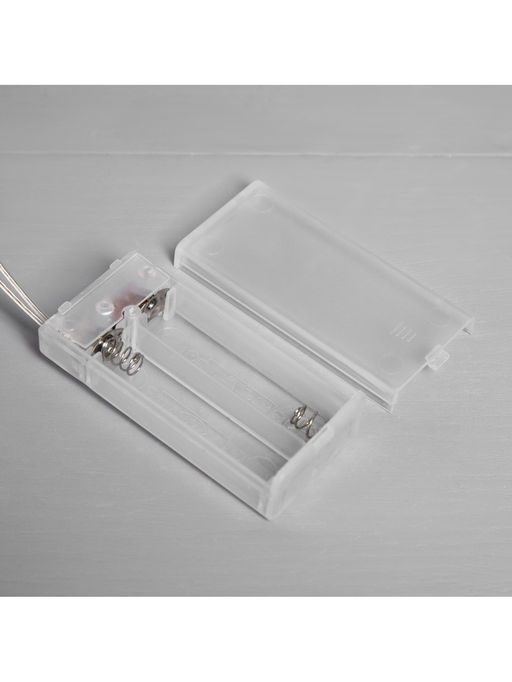 Светодиодная фигура «Ангел плетёный», 32×16×9 см, 20 LED, от батареек ААх2, свечение тёплое белое