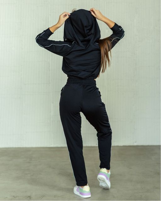 Брюки спортивные с кантом Street черные