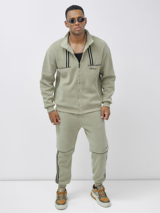 на флисе Спортивный костюм демисезонный светло-зеленого цвета - Mtforce фото 7