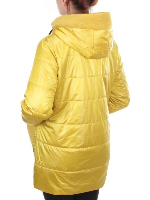 22-302 YELLOW Куртка демисезонная женская AKiDSEFRS (100 гр.синтепона) - Fashion фото 4