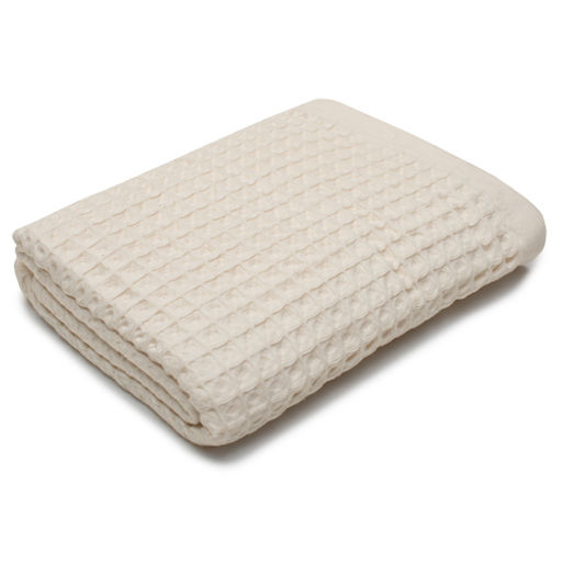 Полотенце вафельное 70х140, 100% хлопок, Серый - Традиция фото 8