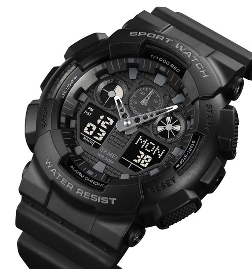 Часы наручные Skmei мужские электронные спортивные 1832black