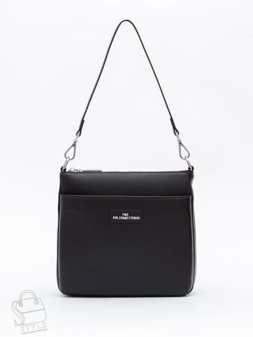 Сумка женская кожаная 2378Y d.coffee Polina&Eiterou