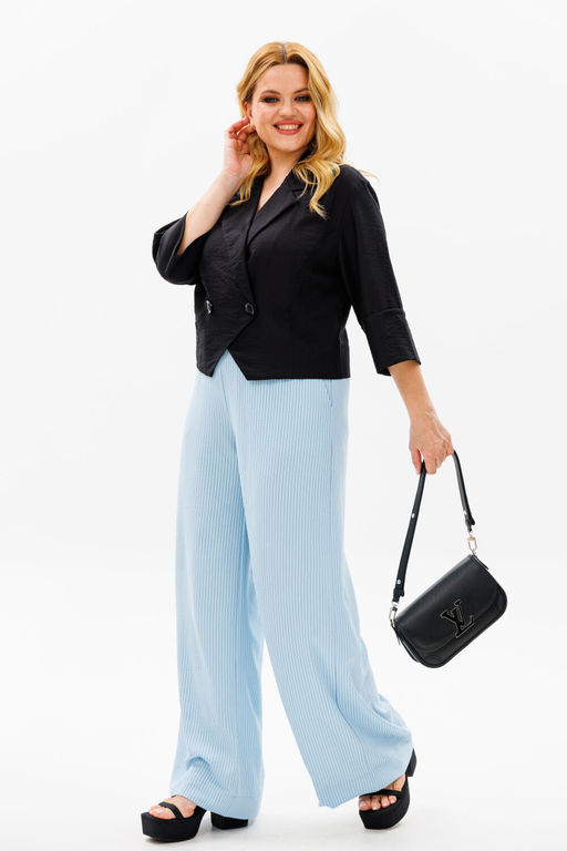 Костюм Michel Chic 1375/1 черный, голубой  фото 3