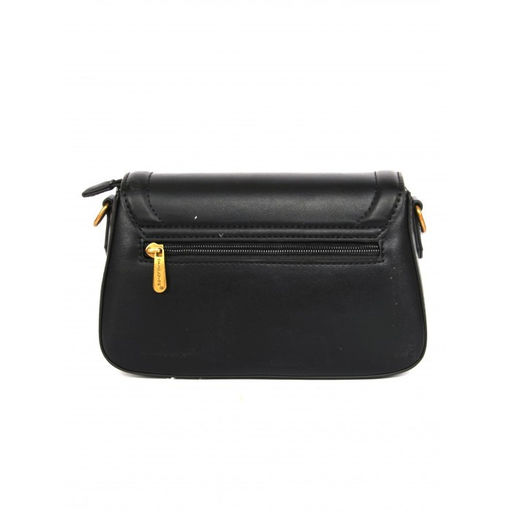 Сумка женская искусственная кожа DJ-CM 6961A-BLACK, 1отд, плечевой ремень, черный SALE 262218 - Adelia фото 2