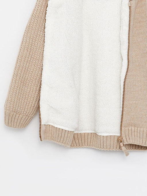 Kap??onlu Uzun Kollu Basic Erkek Bebek Triko H?rka - Waikiki фото 3