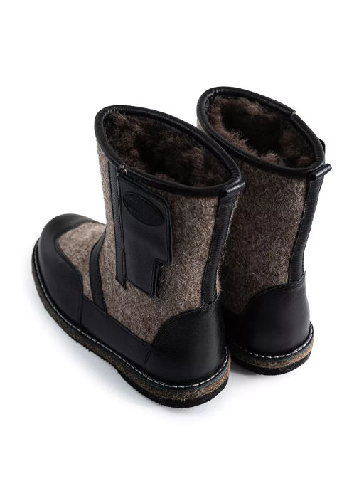 Сапоги мужские войлочные Мансур, на липучках, войл. подошва