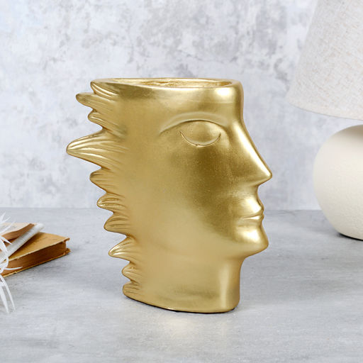 Ваза-кашпо декоративное Лицо 23 см / FM821 /уп 12/ - ГалеонТрейд фото 3