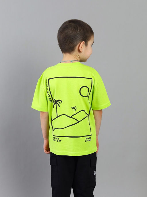 CRB wear / CSKB 64072-36K Футболка для мальчика,лайм/Ex.Cherubino фото 2