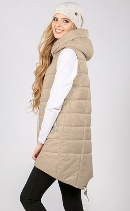 .Жилет из плащевки утепленный синтепон 150г - А+б коллекция фото 5