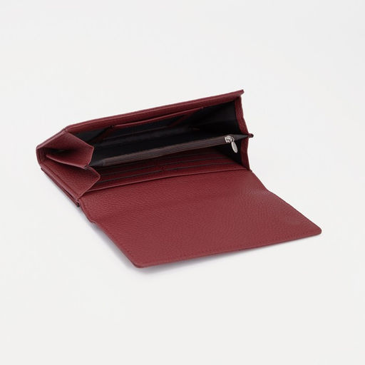 Кошелёк на магнитах, цвет бордовый - Simaland фото 4