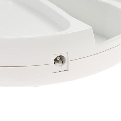 Зеркало Luazon KZ-09, подсветка, настольное, 30×16×16 см, увеличение × 10, USB, белое