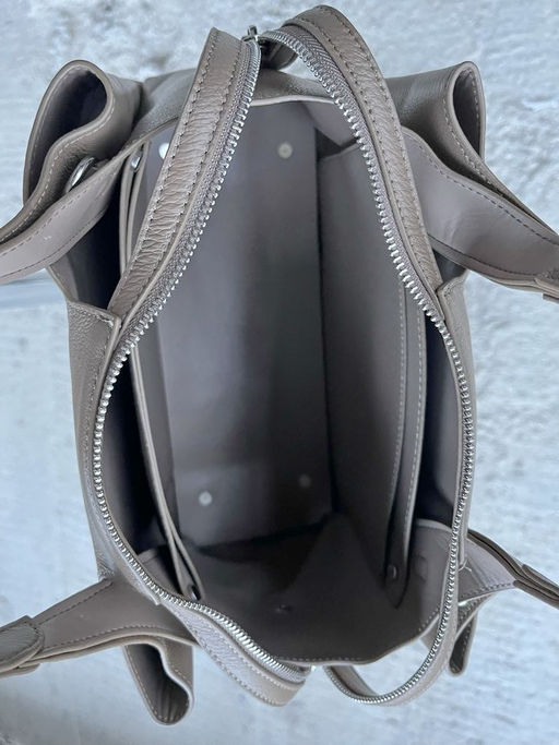 Женская кожаная сумка тоут 3120 Хаки