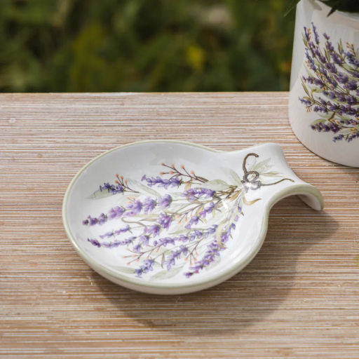 Подставка под ложку Душа прованса 15*11,5 см. высота=2,5 см 358-2047 - Арти-м фото 2